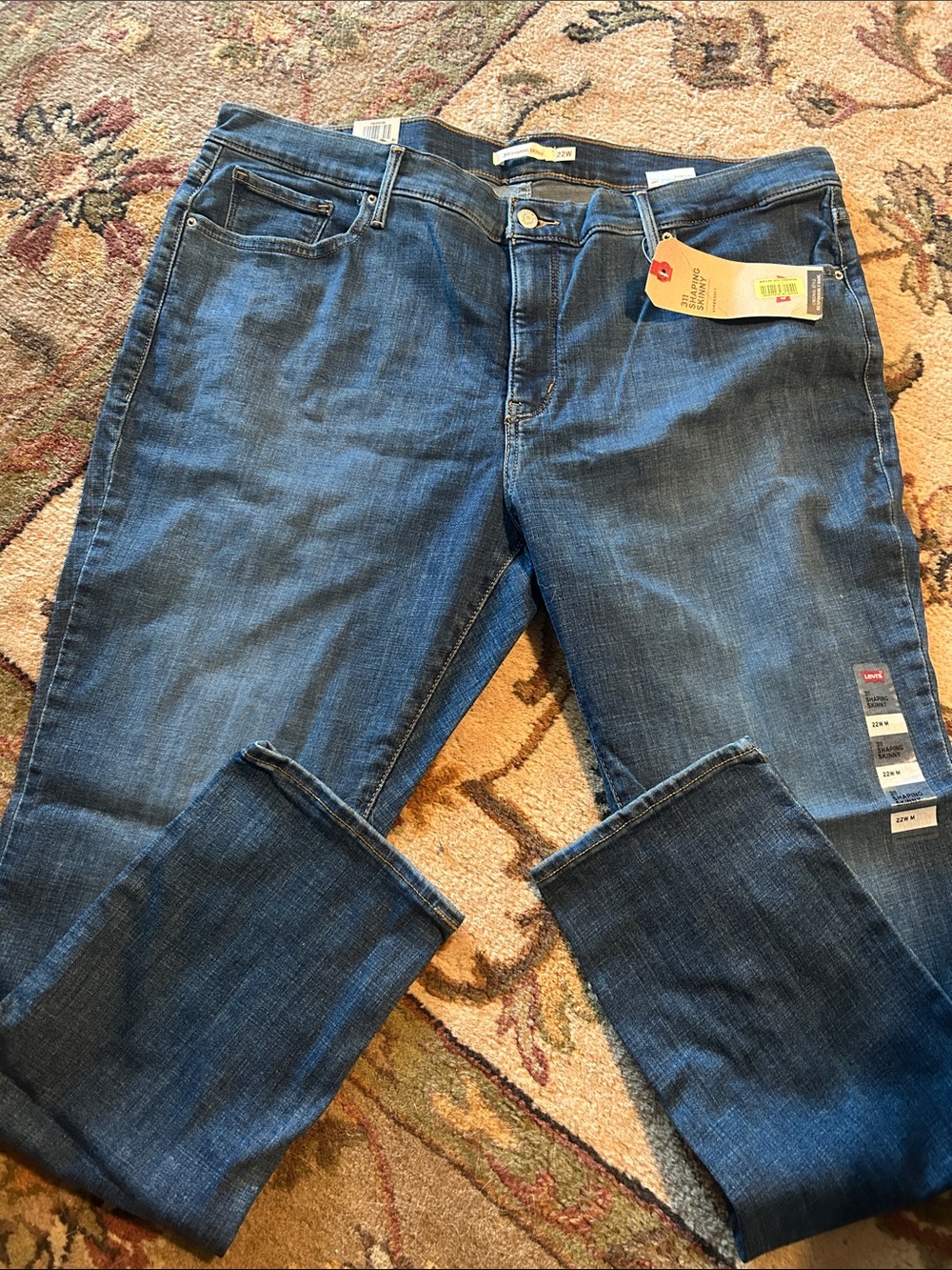 New Levi's 311 skinny Indigo Blue Jeans